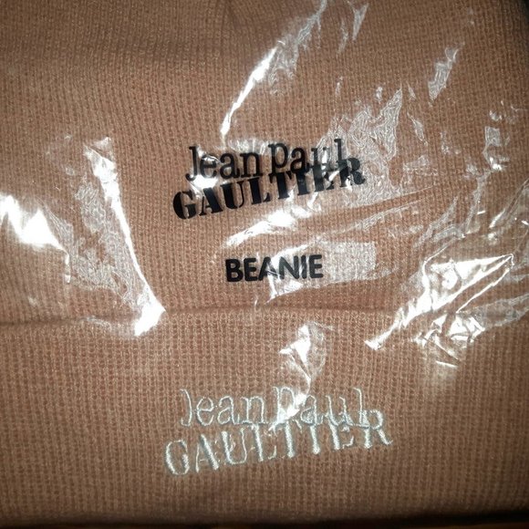 NWT Authentic Jean Paul Gaultier Pink Beanie Hat Toque Tuque - Picture 4 of 5